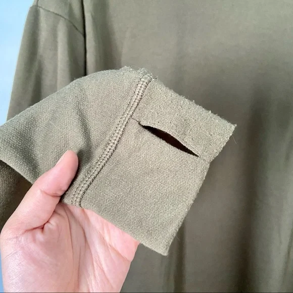 Forever 21 • Army Green Active Sweatshirt - Picture 6 of 13